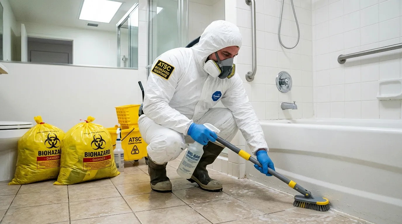 Decontamination equipment deployed for Blood Cleanup in Thiells